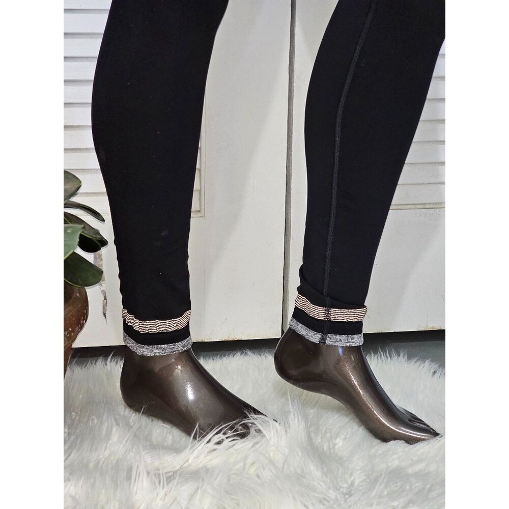 NWOT Athleta Womens Black Andes Seamless Tight High Rise Legging Sz M 0986 - Picture 4 of 11